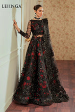 Load image into Gallery viewer, 0B - EMBROIDERED NET CH13-05 (LEHNGA STYLE)