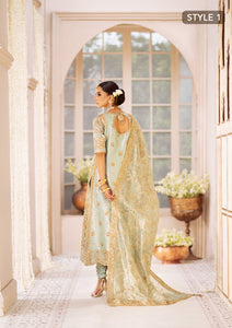 AK - LOOK 03 (STYLE 01) HYDERABADI SHIRT WITH KHADA DUPATTA AND CHURI PYJAMA