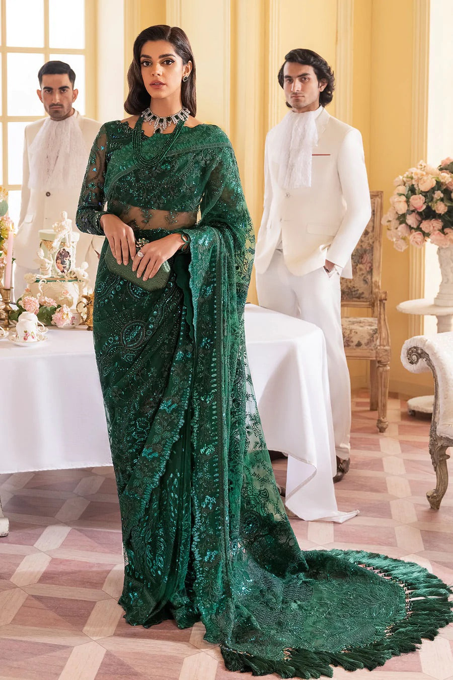 N - EMERALD SAREE