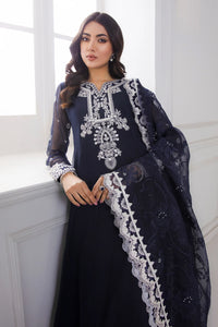 B - EMBROIDERED CHIFFON FROCK PR-747